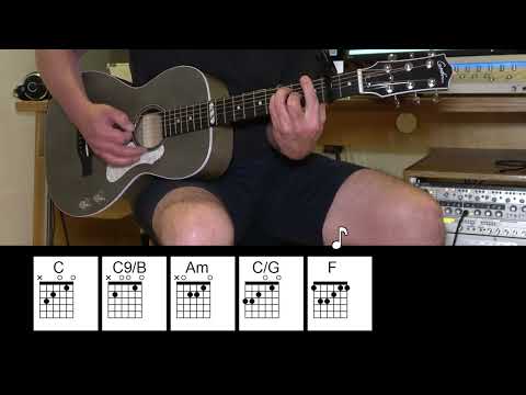 America - Acoustic Guitar - Simon & Garfunkel - Original Vocal Track - Chords