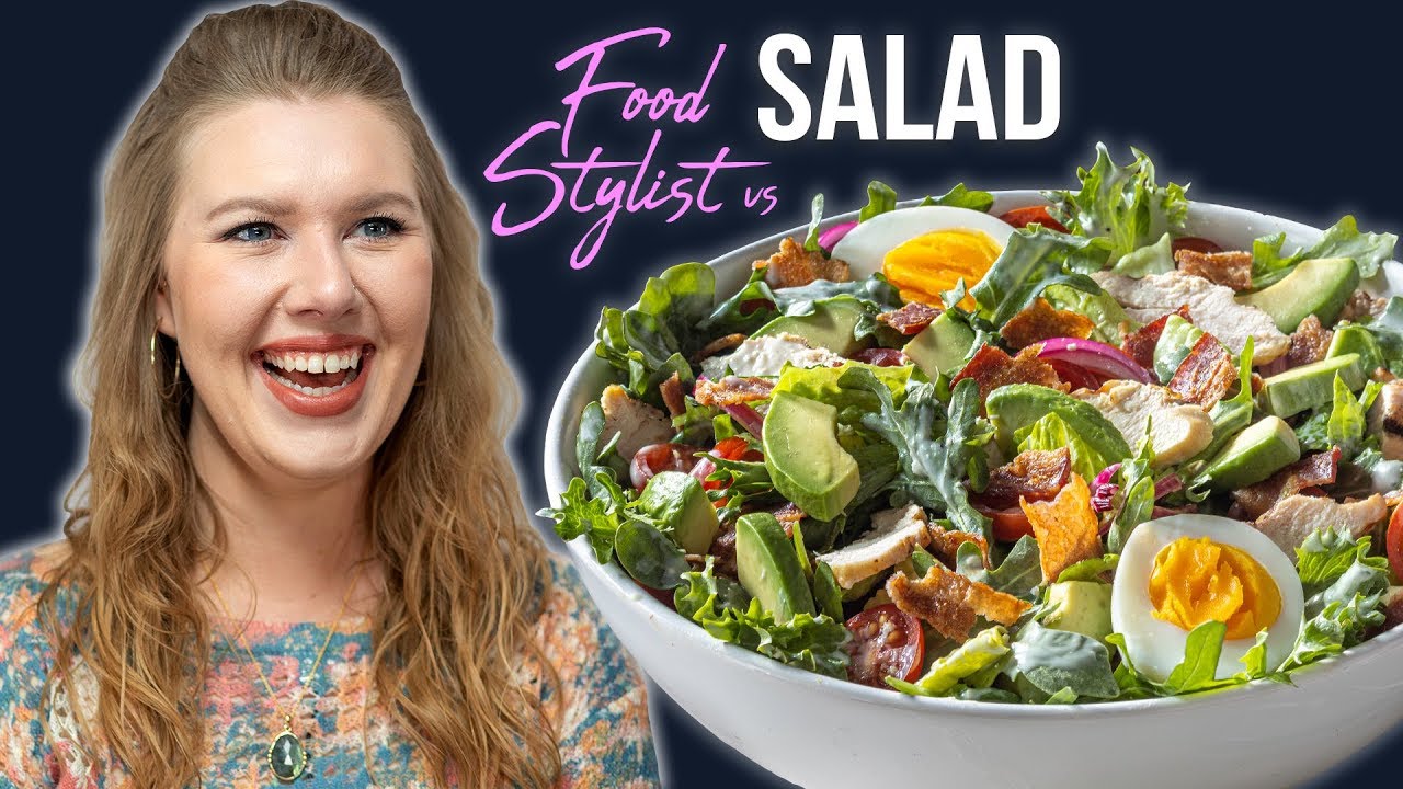 How a Food Stylist Styles Panera Bread’s Green Goddess Cobb Salad | Styling Tips and Tricks