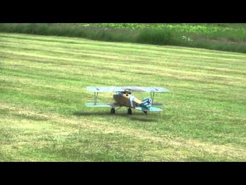 Aerodrome R/C 1:6 Albatros D.III - A short flight