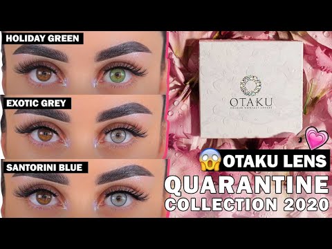 OTAKU LENS QUARANTINE COLLECTION 2020| EXOTIC GREY, HOLIDAY GREEN, SANTORINI BLUE