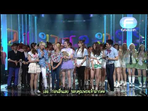 [Thaisub] 110515 SBS Inkigayo f(x) Win No.1 Speech by funxtionth