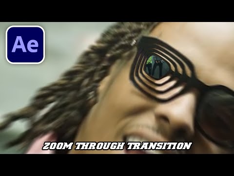 ZOOM THROUGH TRANSITION - After Effects Tutorial