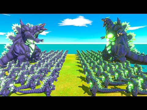 Growing Size Comparison – Super Godzilla vs Itself ! - Animal Revolt Battle Simulator