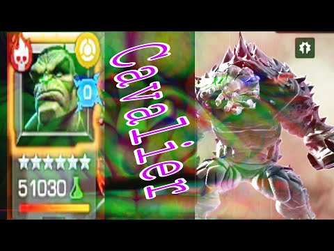 Immortal Hulk,Abomination Boss fight.EQ Cavalier difficulty.Marvel Contest of Champions