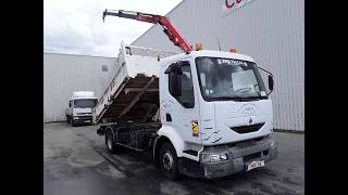Renault Midlum 180 Fassi F45A.22 dump truck for sale - Image 4 | Autoline US Renault Midlum 180 Fassi F45A.22 dump truck | Image 4 - Autoline