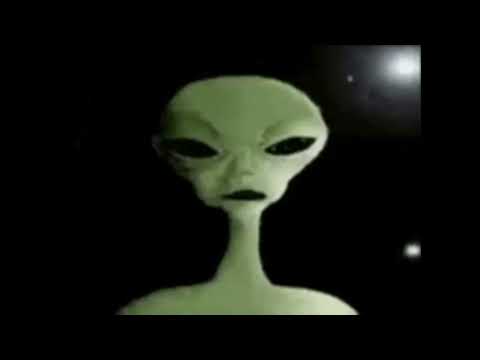 Green Alien Singing California Gurls