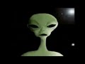 Green Alien Singing California Gurls