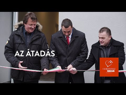 Csobáncház lakások Tapolca - Az átadás