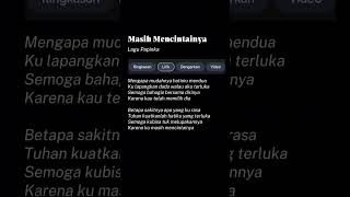 Download lagu Masih Mencintainya - Lagu Papinka/ lirik mp3