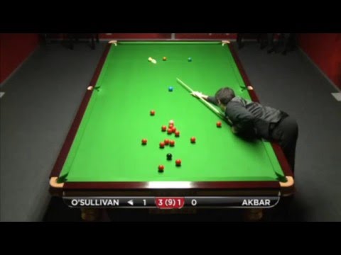 Ronnie O'sullivan vs Hamza Akbar -frame 5 german masters Qualify - snooker