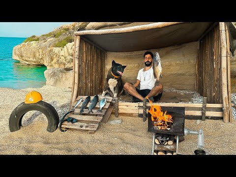 3 Days Solo Survival on Remote Island (NO FOOD, NO WATER, NO SHELTER) Catch and Cook. Bushcraft