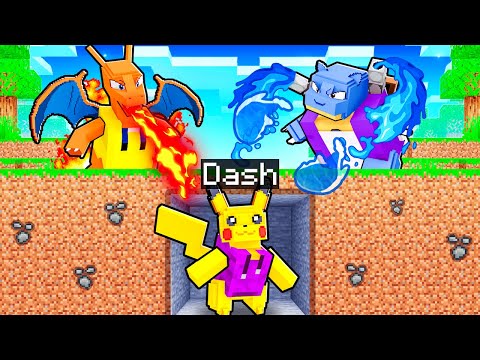 POKEMON HUNTERS vs SPEEDRUNNER in Minecraft!