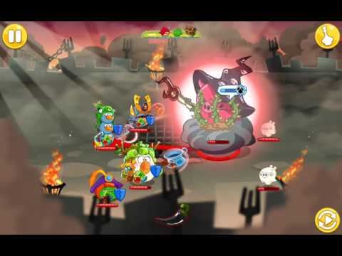 ANGRY BIRDS EPIC FINAL BOSS (WIZPIG) DONE 4TH TIME !!!