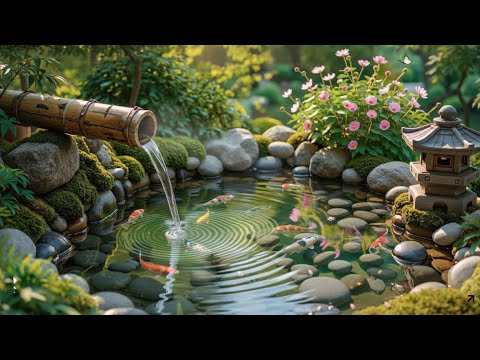 Beautiful Calming Music with Flowing Water \  Relax, Sleep & Let Go of Stress