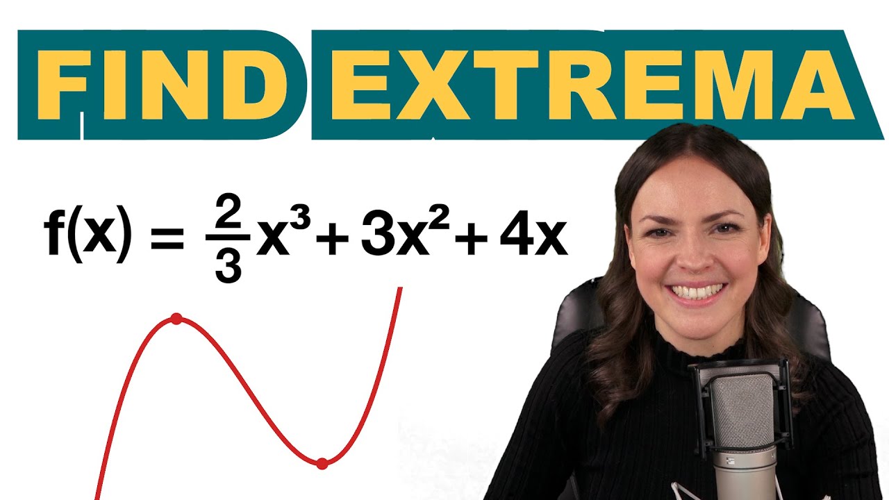 Finding local extrema of the function – For beginners