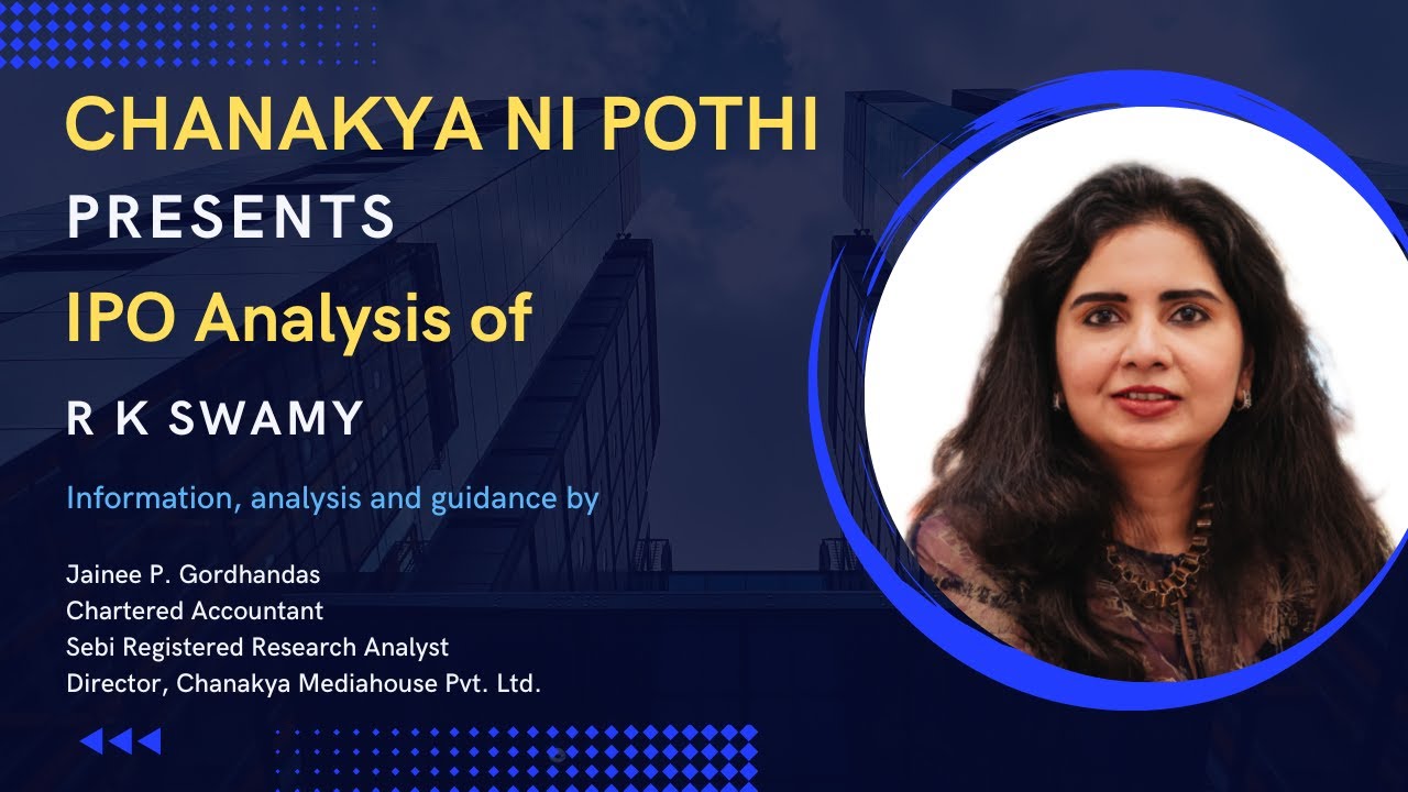 R K Swamy IPO Snapshot & concise analysis (English)