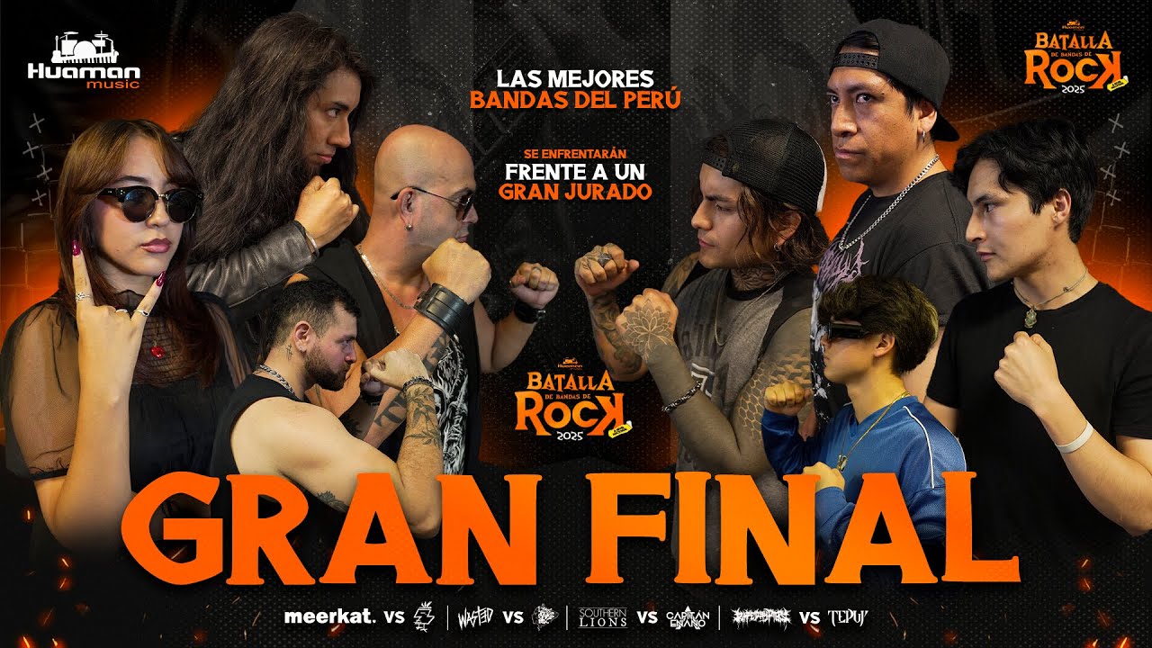Gran Final de Batalla de Bandas de Rock 2025 🔥 | Huaman Music