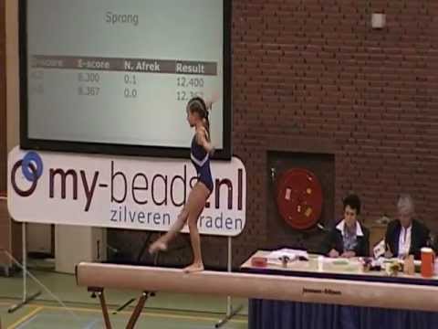 Esmé van Geldorp nederlands kampioen op balk 2011