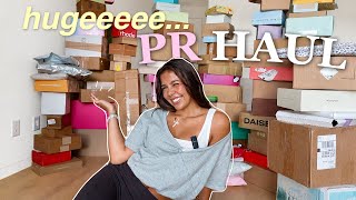MY BIGGEST PR UNBOXING YET | Clothes, Makeup, Skincare, Hair & MORE *giveaway*