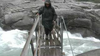 preview picture of video 'В горах Норвегии -ледник Nigardsbreen'
