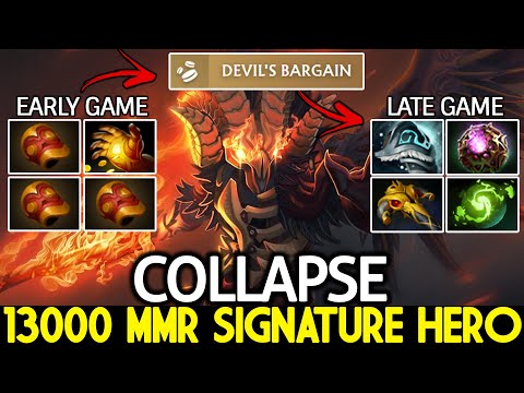 COLLAPSE [Doom] 13000 MMR Offlane Show His Signature Hero Dota 2
