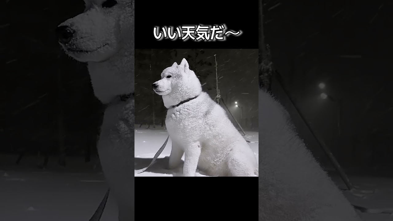 雪、全部受け止めます。