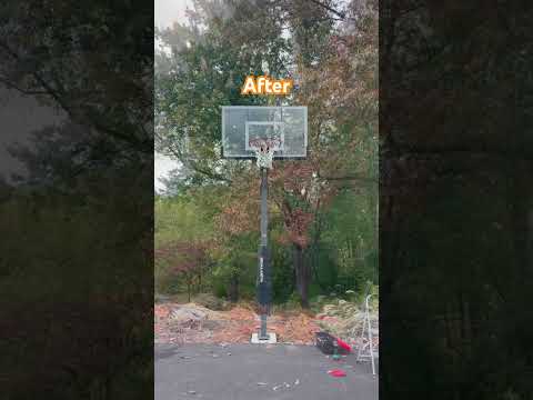 Installed a Goaliath basketball hoop.