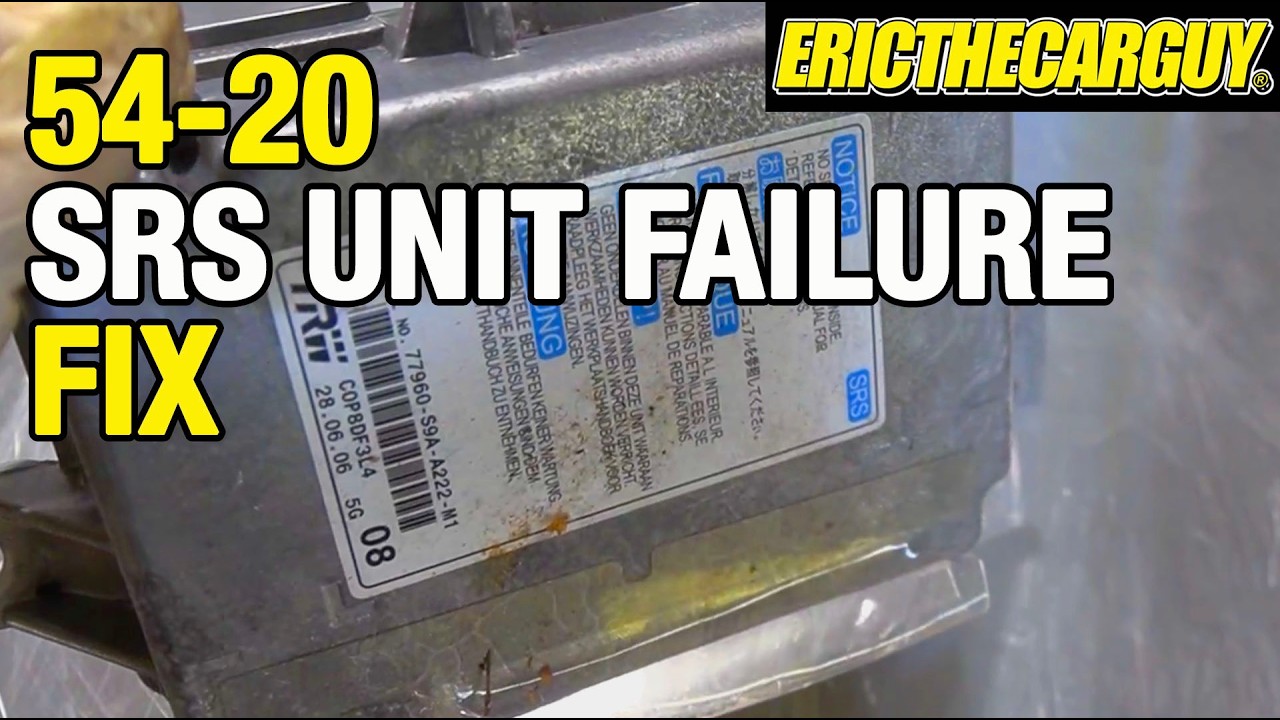 54-20 Internal Failure of the SRS Unit Honda CRV