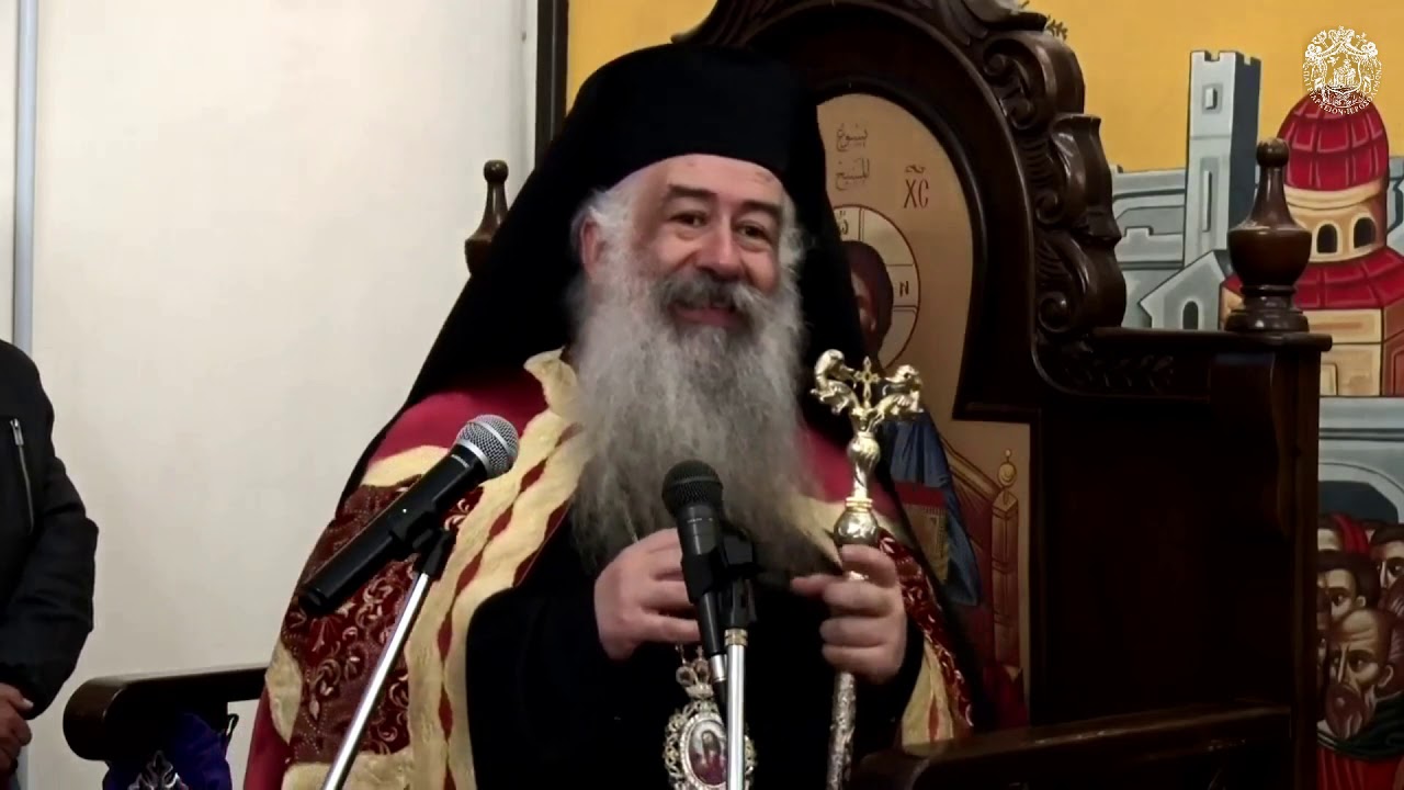 عظة سيادة المطران خريستوفوروس في خدمة الختن الثالثة 2019