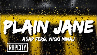 A$AP Ferg - Plain Jane REMIX (Lyrics) ft. Nicki Minaj