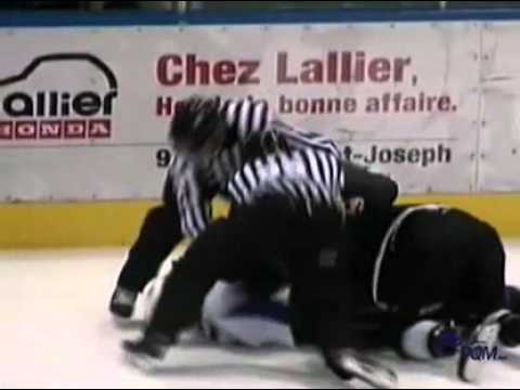 Stephen MacAulay vs Guillaume Rousseau Oct 12, 2011
