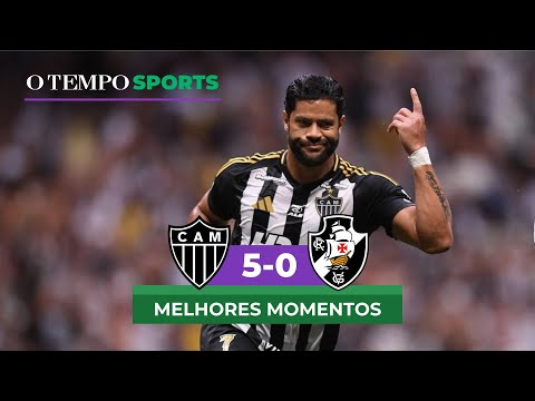 ATLÉTICO 5 X 0 VASCO - Veja os MELHORES MOMENTOS da partida