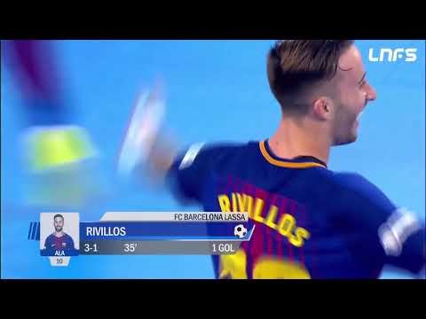 Gol Rivillos (3-1) FC Barcelona Lassa - Movistar Inter. Play Off Final 3. LNFS