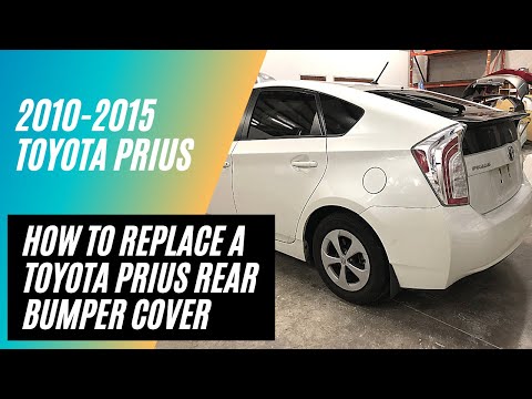 Learn how to replace your 2010-2015 Toyota Prius rear bumper cover