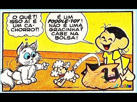 Magali e Mingau - Gatão X Cachorrinho, Quadrinhos Turma da Mônica