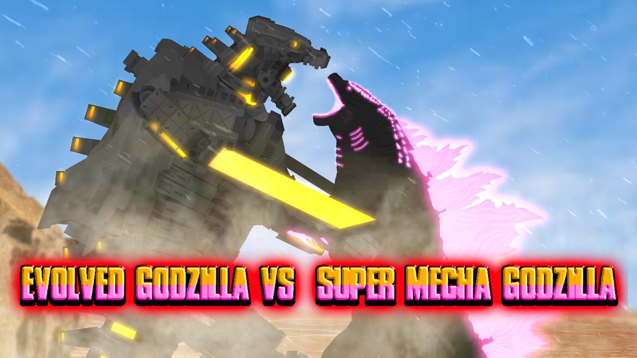 Evolved Godzilla vs Super Mecha Godzilla – Legendary Monster Battle! (Stick Nodes Animation)