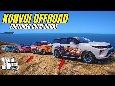 Offroad Fortuner Squid Land Climbing the Highest Mountain in GTA 5 MOD