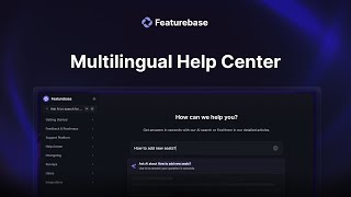 Featurebase | Translating the Help Center