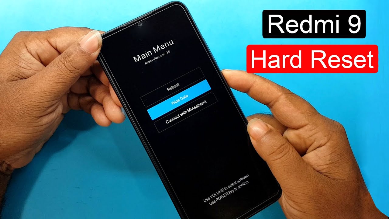 Redmi 9 (M2004J19G) Hard Reset or Factory Reset | Redmi 9 Pattern Unlock MIUI 12.5 Without PC