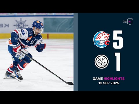 ZSC Lions vs. HC Lugano Game Highlights | 13.09.2025