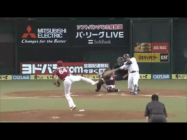 【7回裏】ライオンズ・浅村の右方向は強烈!! 勝ち越しタイムリーヒット!! 2015/5/23 L-E