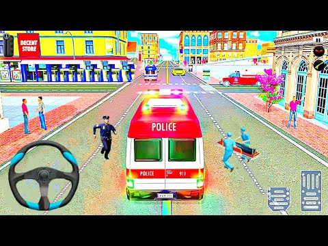 US Police Ambulance Rescue Driving Simulator 2022 – Ambulance Rescue Games – Android IOS Game