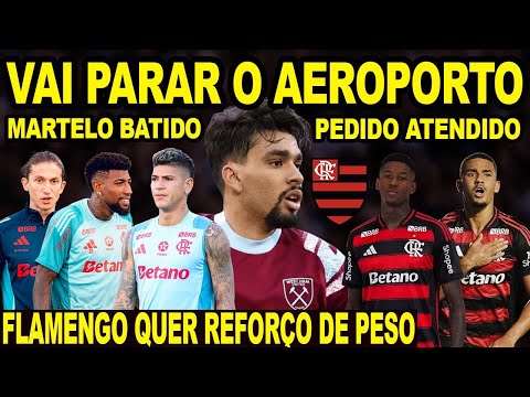 A SIGNING THAT WILL SHUT DOWN THE AIRPORT! FLAMENGO PROMISES A MAJOR REINFORCEMENT! MENGÃO PAYS M...