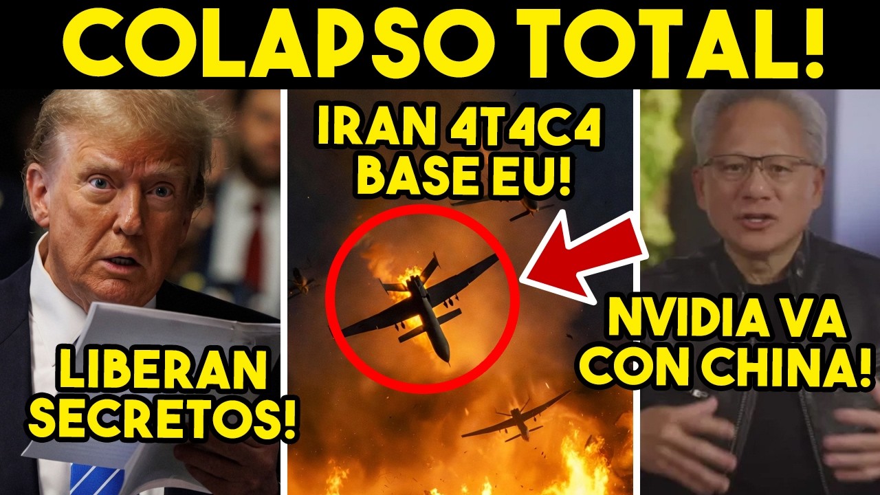 PESADILLA TOTAL! FUEGO SORPRESA, IRAN 4T4C4 BASE EU. DESBANDADA HUNDE A TRUMP. GOLPE FINAL