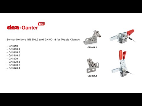 GN 801.4-V Sensor Holders For toggle clamp with vertical tension lever