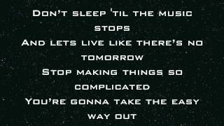 The Fastest Kid Alive - Don't Sleep 'Til The Music Stops Lyrics HD