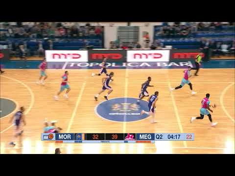 Amazing assist by Mushidi, Mokoka dunks! (Mornar - Mega Bemax, 28.10.2018)