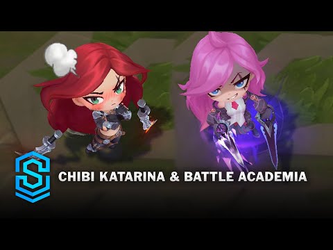 Chibi Katarina & Chibi Battle Academia Katarina | Teamfight Tactics