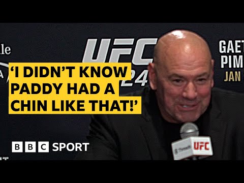 Dana White hails Pimblett and Gaethje's toughness at UFC 324 | BBC Sport