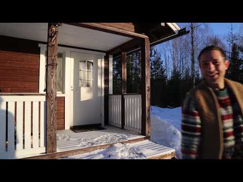 ⭐Das Waldhütten Leben in Finnland_01 of 14_Einleitung, Wildnis-Naturumgebung & Waldweg Begutachtung